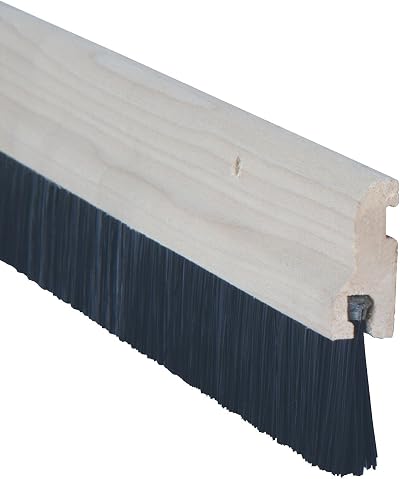Stormguard Door Brush Strip Draught Excluder - Wood