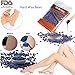 AINATU European Hot Hard Wax Beans Waxing Beads for Women Men Body Hair Removal Depilatory 100g Natural Ingredients (Purple)