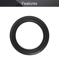 Fielect 2Pcs 4.5inch/115mm Foam Speaker Edge