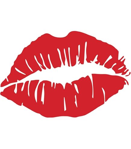 Amazon.com: Kiss Mark Design #3 Vinyl Decal Sticker Car Window