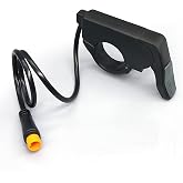 MUSELK Ebike 3Pin Waterproof Connector Thumb Throttle Compatible Left/Right Hand Adaptation 36V/48V 60V/72V Electric Scooter Bicycle Accessories Motor Finger Throttle