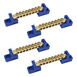 Tugermoola 4PCS Ground Bus Bar 8 Positions