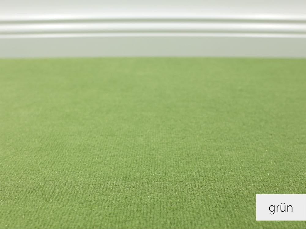 Teppichboden Auslegware Vorwerk Bijou UNI Grün 400 x 500 cm 19,80 EUR/m²: Amazon.de: Baumarkt