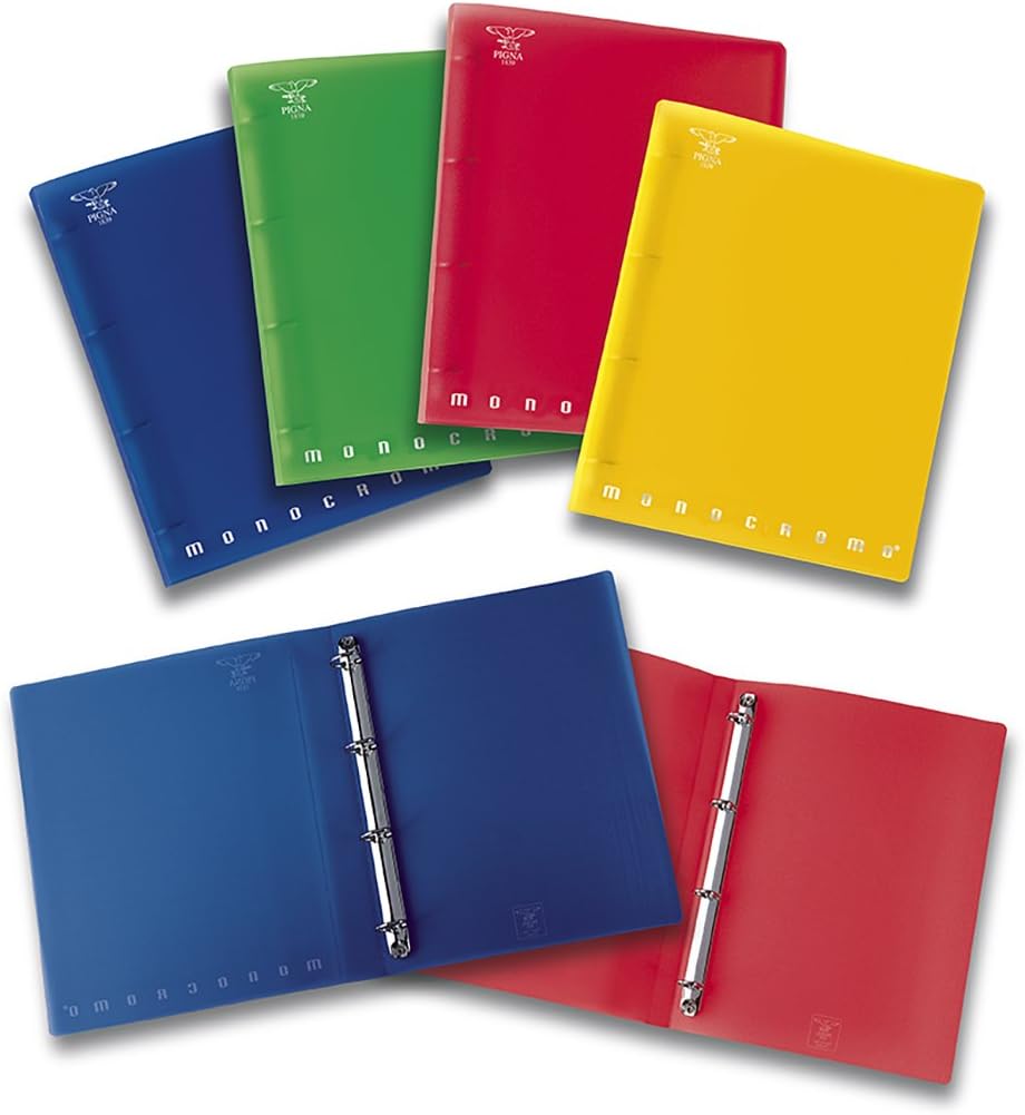 Pigna 021966416 Ring Binder A4 21 x 29.7 cm, assorted