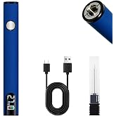 ITSTUVRH Thread Burner Kit, LCD 2.7V/3.4V/4.2V, Rechargeable(Blue) | 510 Threaded Tips, USB-C charging cable included, Stainless Steel, For Beading, Leather Craft, Sewing, Weaving And Stringing