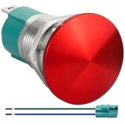 ZJWZJH 10 Amp Latching Push Button Switch 16mm