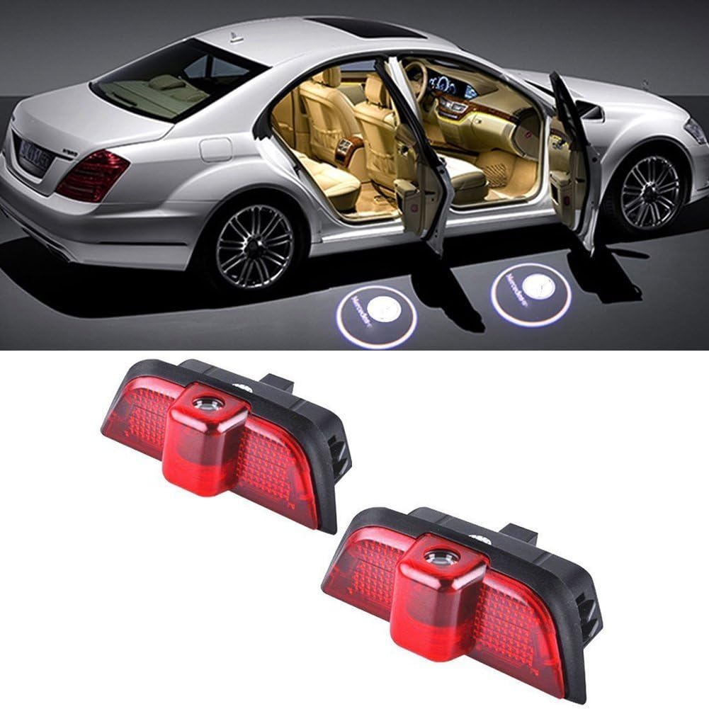 Grolish 2 Lights Door Light Projector Logo Welcome Shadow Light