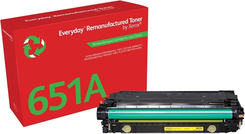 Xerox Yellow Toner 651A/650A/307A CE342A/CE272A/CE742A Standard Yield