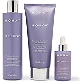 MONAT IR Clinical System – Complete Hair Care Restoration Kit with Thickening Shampoo, Conditioner & Thinning Defense Serum – Strengthens, Protects, & Revives Hair for Thicker, Fuller-Looking Results