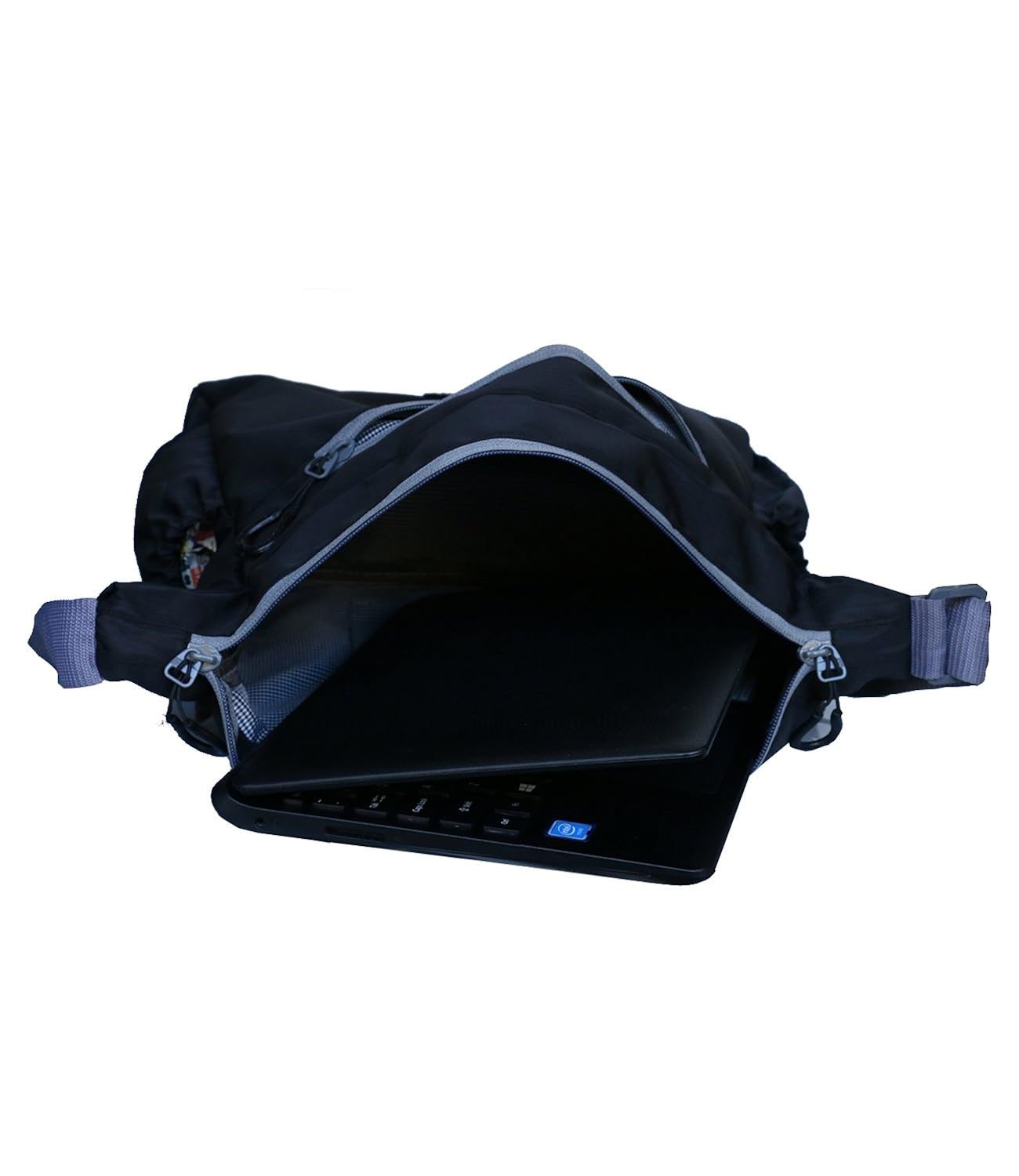 fantosy men black polyester sidebag