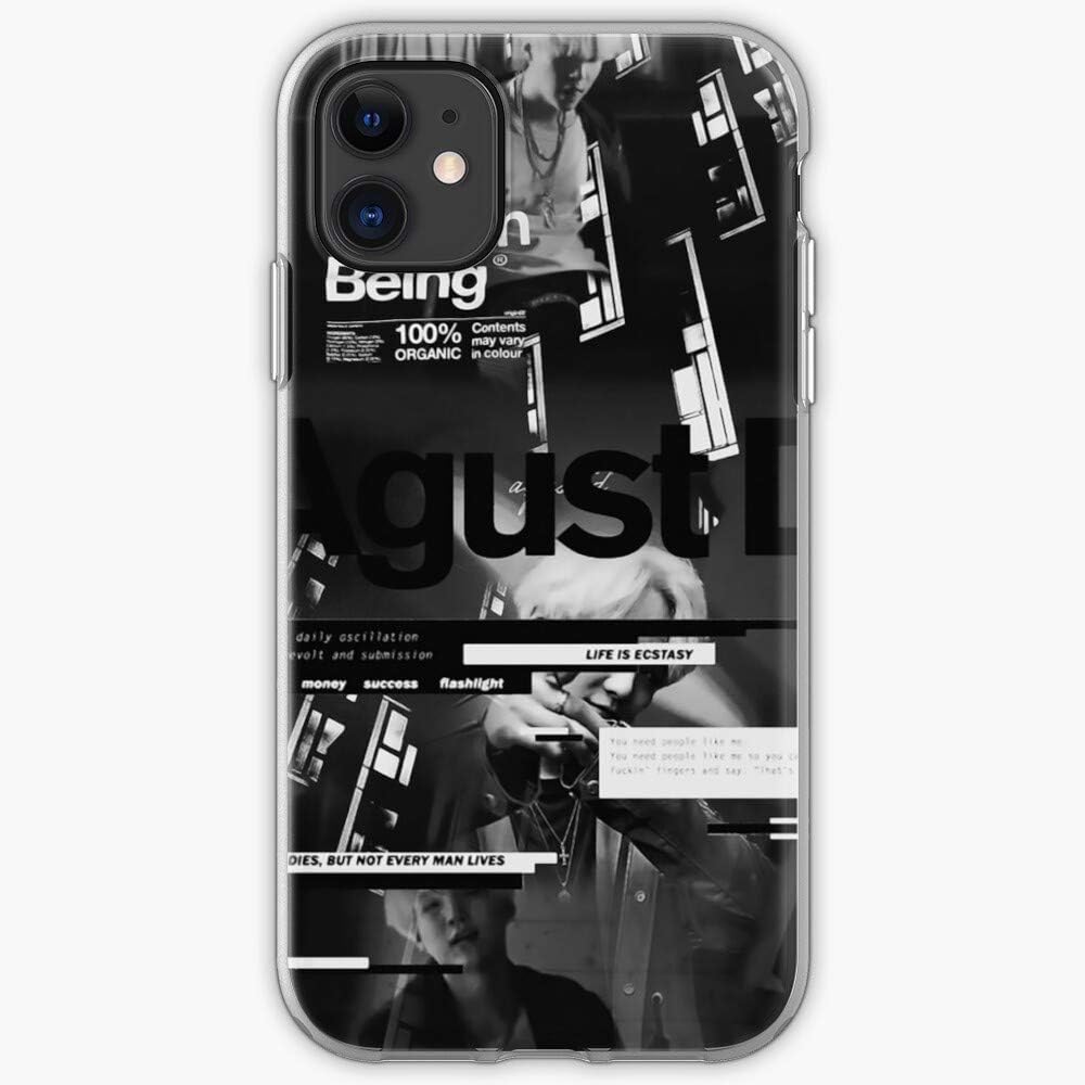 Agust Agustd Yoongi D BTS Pop Suga K Min Korea TPU Phone Case for iPhone 11