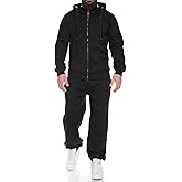 COOFANDY Sweatsuits for Men 2 Piece tracksuit Sets Full Zip Hoodie Sweatpants for Men Casual Sports Jogging Suits S-4XL