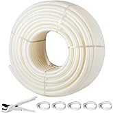 VEVOR PEX Pipe, 1 Inch x 500 FT Tubing, Non Oxygen Barrier White B Pipe, Flexible Water Line for RV Sewer Hose, Plumbing, Rad