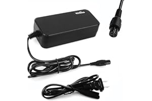 WYNESS 36V Battery Charger 3 Prong Smart Universal 42V 2A Replacement for 36 Volt Lithium. Compatible with Pocket Mod, Sports Mod, Millet Power Supply