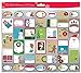 Pack of 120 Self Adhesive Christmas Gift Tags Labels 3 Sheets with 40 Different Designs Xmas Gift Labels