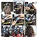 Hair Rollers Curlers Flexible Foam Flexi-Rods No Heat Bendy Curling 42-Pack 7â€ Twist-Flex Rods For Short, Medium And Long Hair Accessories For Women Girls