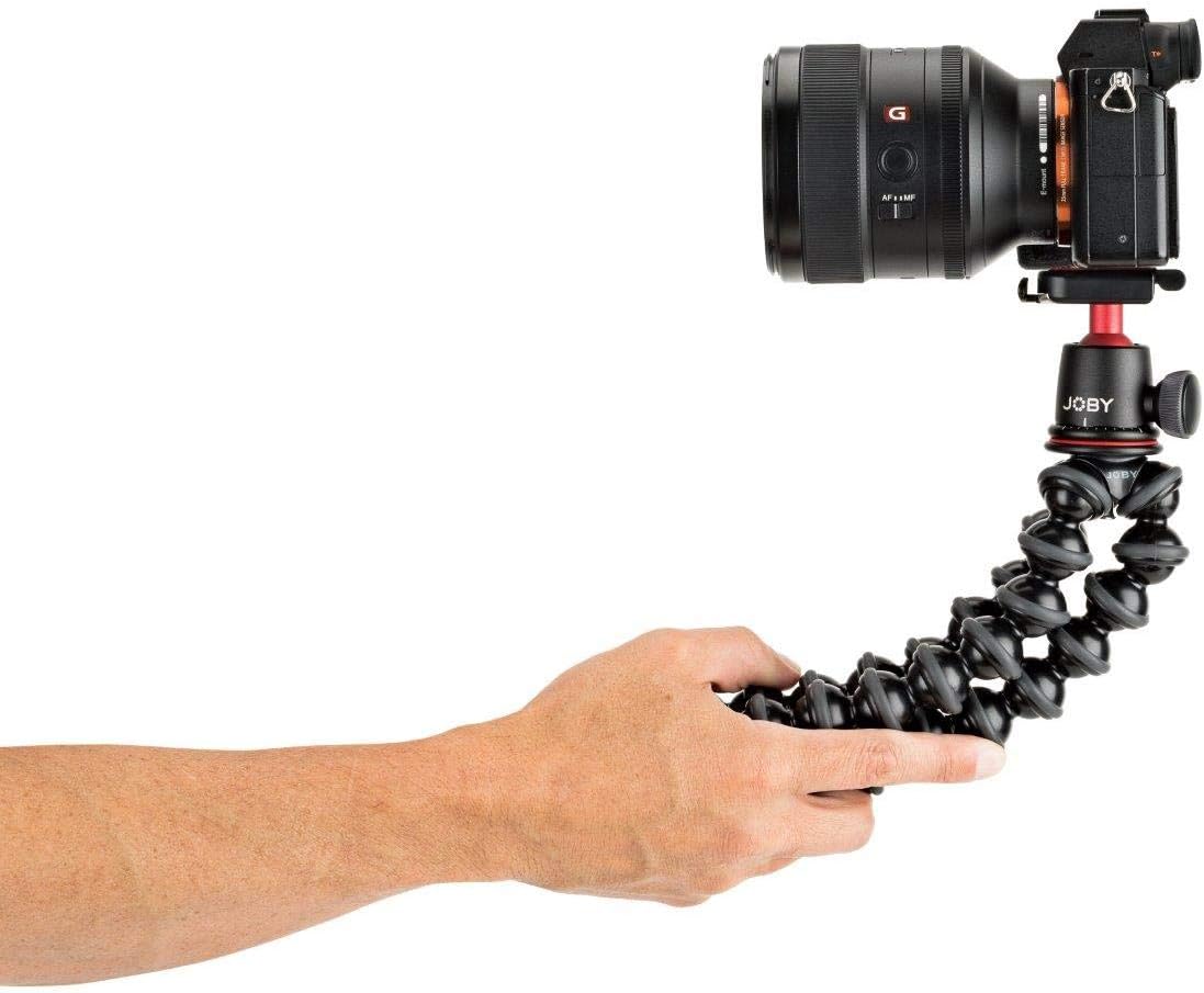 Joby JB01507 GorillaPod 3K Kit. Compact Tripod 3K Stand and Ballhead 3K for Compact Mirrorless Cameras or Devices up to 3K (6.6lbs). Black/Charcoal. : Camera & Photo