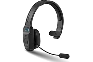 Philips Trucker Bluetooth Headset with Mic, Wireless Single Ear Trucker Headset with AI Noise-Canceling Microphone & Mute Button, All Day Extended Playtime, Headphones for Truck Drivers, Home, Office