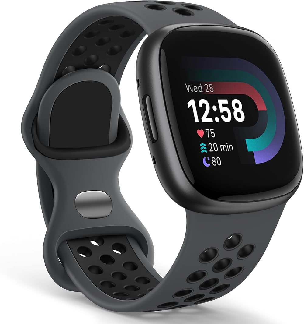 Yoohoo Silicone Watch Band for Fitbit Versa 3 4 Sense Large Size