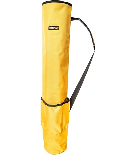 36-Inch Heavy Duty Lath Stake Bag – Hi-Vis Orange Nylon With Waterproof Reinforced Bottom & 3 Large Pockets – Surveying, Construction, Landscaping
