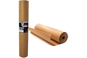 MEAT HUGGER Natural Butcher Kraft Paper Roll (18 Inch by 175 Feet) – Leakproof Food Grade Meat Packing and Wrapping Paper, Unbleached and Uncoated