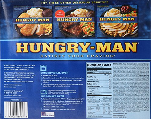 Hungry-Man Salisbury Steak, 16 oz (frozen) - Thumbnail 3