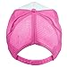 DALIX Trucker Cap Neon Pink Girls Hat for Youth Baseball Caps