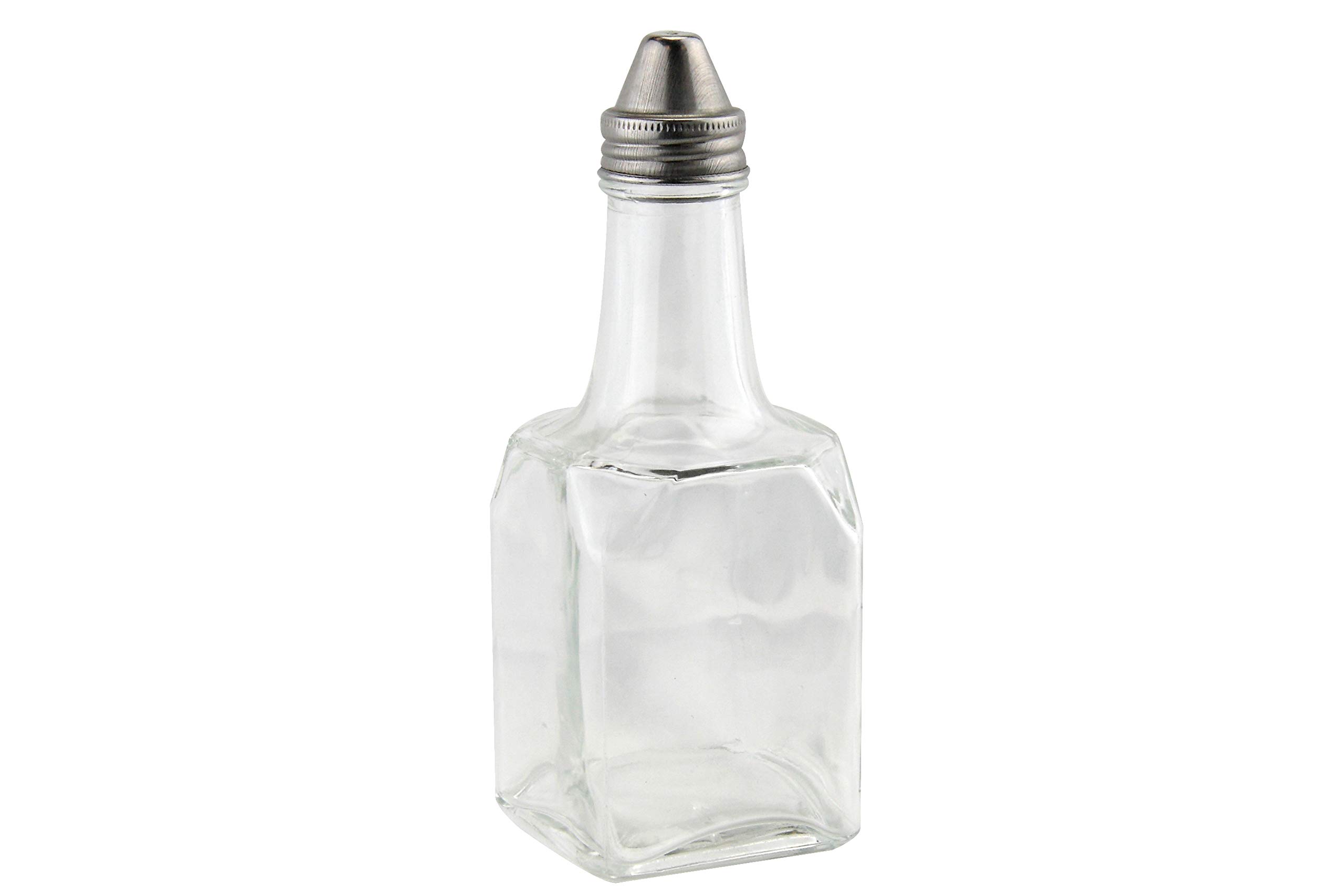 apollo THE HOUSEWARES BRAND 3357 Glass Vinegar Shaker, Clear 15 x 5.5 x 5.5 cm