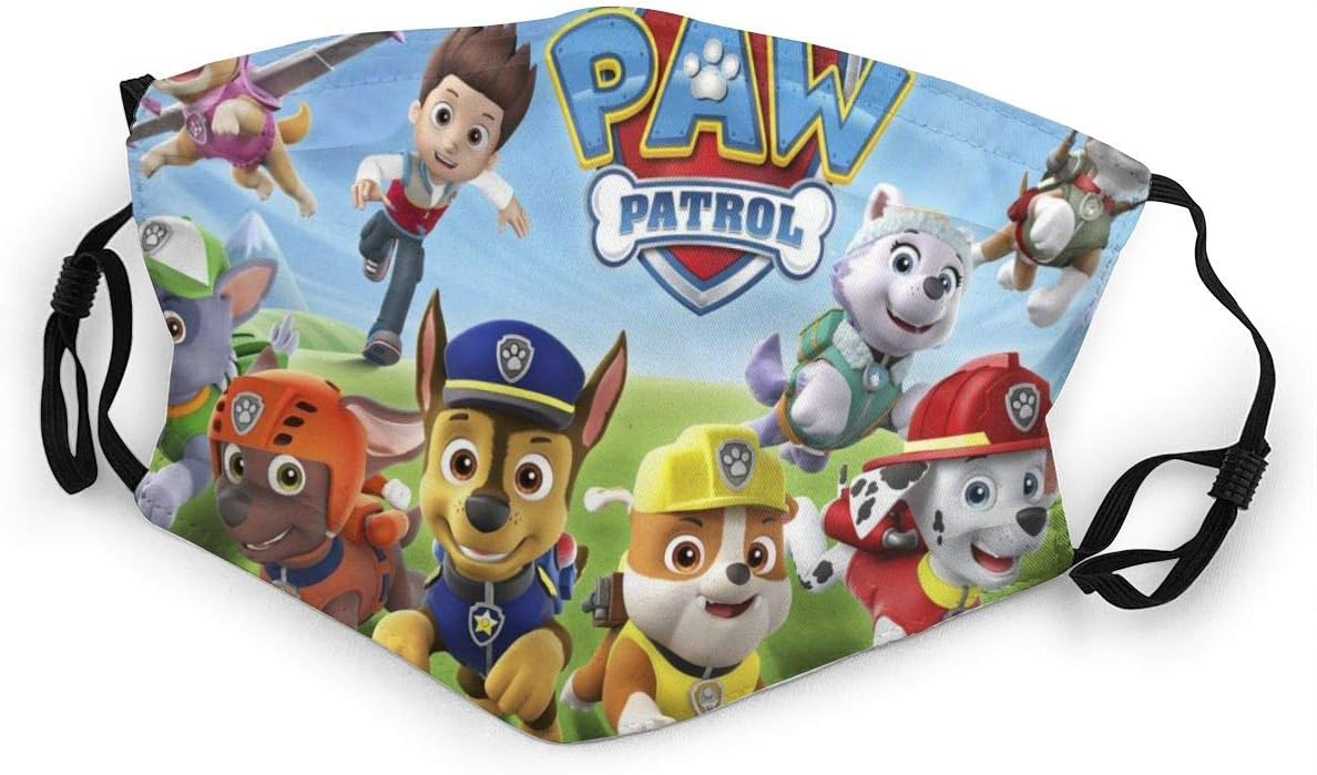 Edith Lucis Paw Patrol Youth Face M-as-ks, Medical M-as-ke with Elastic Ear Loop for Boys & Girls