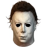 Michael Mask for Adults – Realistic Latex Full-Head Halloween Mask, Scary Horror Cosplay Costume Accessory