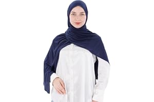 Premium Jersey Hijab Scarf, Soft Stretch Fabric, Modern Modest Style for Women