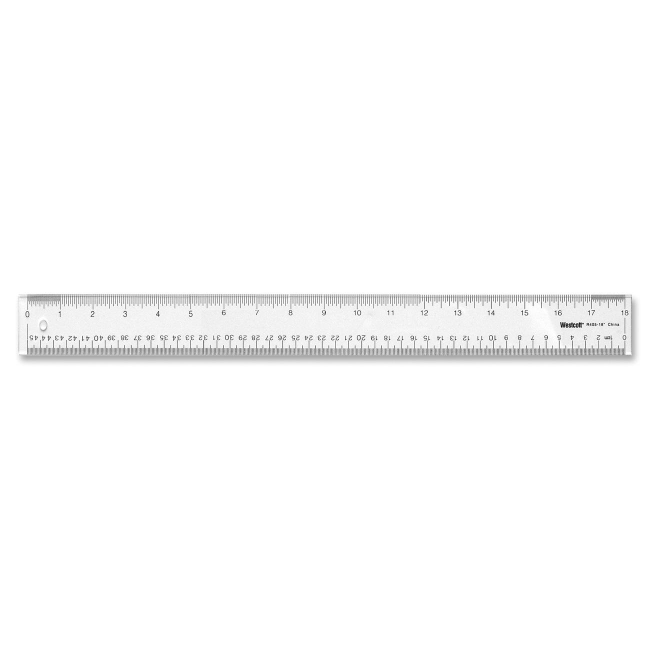 18 Inch Clear Perspex Ruler 1 2 Mm Cm Inches Professional Use 3062 Jakar 45cm Office Supplies Stationery Office Supplies Umoonproductions Com