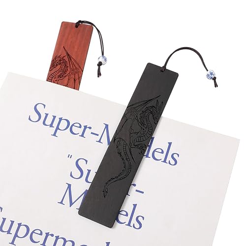 2Pcs Dragon Bookmark Gift For Men Or Boy, Cool Bookmarks, Book Marks For Adults And Kids, Fantasy Gifts For Men(Style A