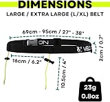 VeloChampion Lightweight Running Belt Black L/XL No Pins Race Number Holder view 7