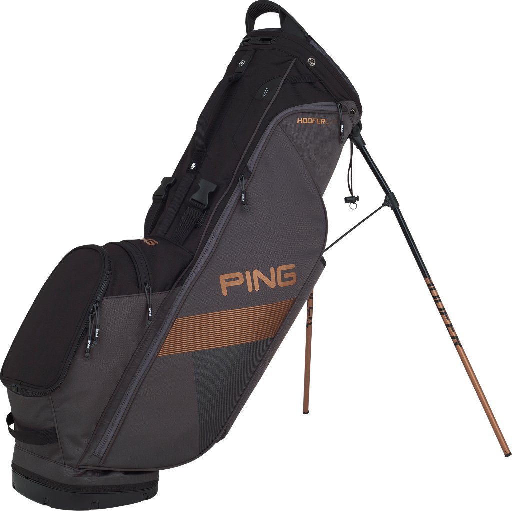 Ping 2018 Hoofer Lite Carry Stand Golf Bag Graphite / Black / Canyon