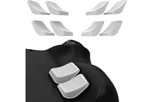 PlayVital Cool Gray Back Button Enhancement Set for Steam Deck LCD, Grip Improvement Button Protection Kit for Steam Deck OLE