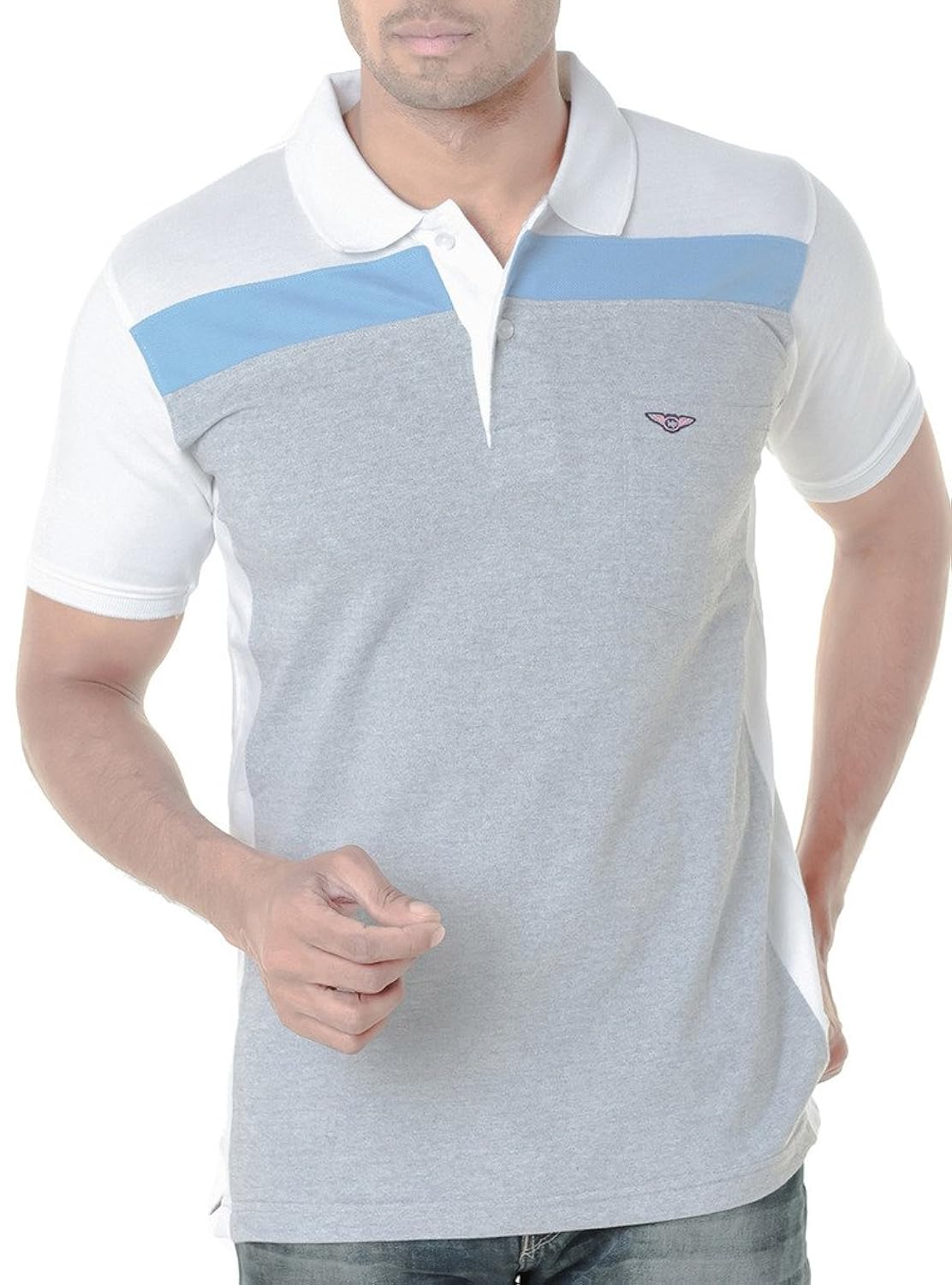 wexford men's cotton half sleeve polo t-shirt