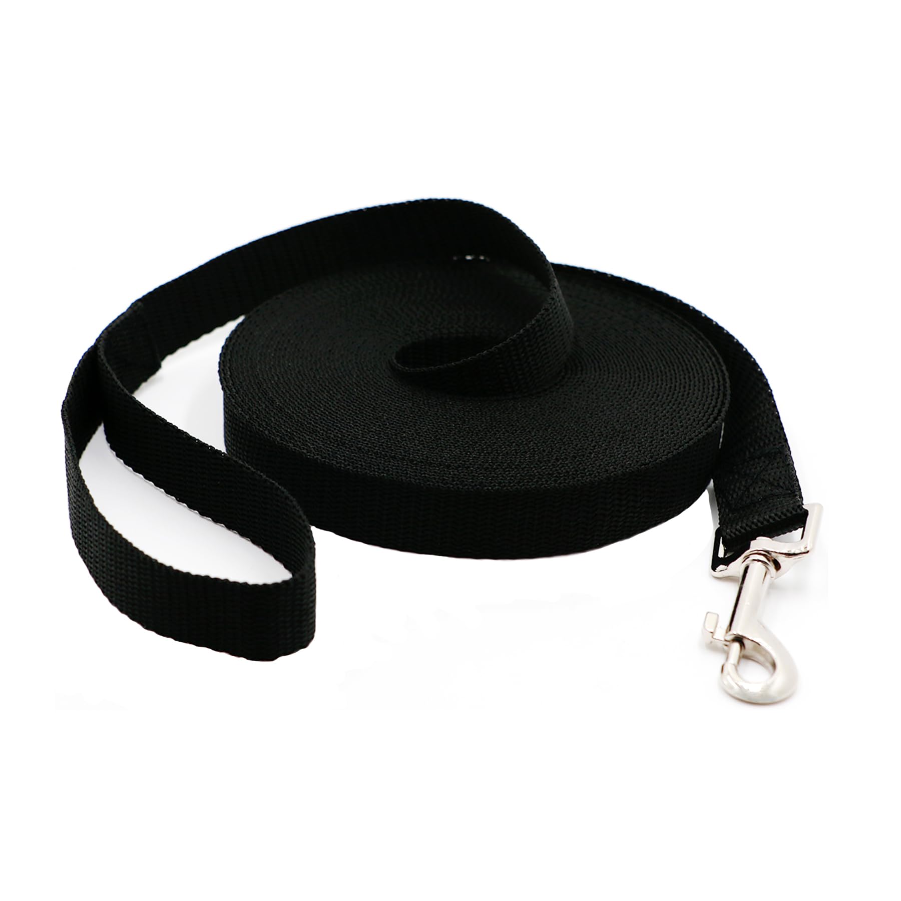 Dog Lead, 10m Waterproof & Adjustable Nylon Dog Leash with Handle and 360° Carabiner, Durable Training Lead for Small, Medium, and Large Dogs (Black) — image 1