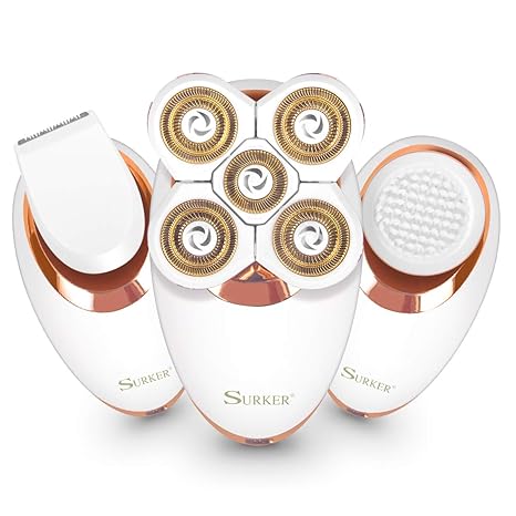 Elektrorasierer Damen Aibesser 3 in 1 Elektrischer Damenrasierer Elektrischer Rasierer für Frauen, Mini Elektrischer Damen Ha