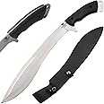 Snake Eye Machete with Heavy Duty Construction-Ergonomic Non-Slip Handle and Belt Sheath for Gardening, Land-Management, Bushcraft, Hunting and Outdoor