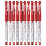 Uni-ball Signo Dx Um-151 Gel Ink Pen - 0.38 Mm - 10 Pcs - Red - by Uni Mitsubishi Pencil Company