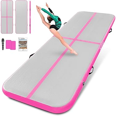 6.6 Ft Inflatable Gym Mats 4 Thick Air Mat Tumble Track For Home/gymnastics/cheer - View #2