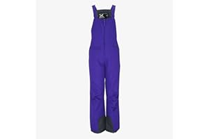 Arctix Kids Insulated Snow Bib Overalls, Purple, Small
