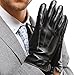 Harrms Best Touchscreen Nappa Genuine Leather Gloves for men's Texting Driving Winter Cold Weather Gloves