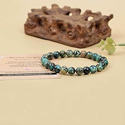 AD Beads Handmade Gemstone Stretch Elastic Bracelet