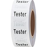 Amazon.com : Hybsk Clear Cosmetic Tester Labels 20mm Round Total 500 ...
