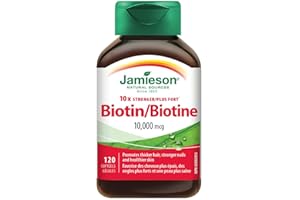 Jamieson Biotin 10,000MCG 120 Softgels (Value Pack)
