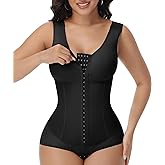 SHAPSHE Fajas Body Shaper Colombianas Moldeadoras Triple-Abdominal Compression Breathe-Easy Faja with Zero-Pressure Bra