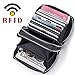 RFID Blocking Leather Wallet for Women,Excellent Women's Genuine Leather Credit Card Holder