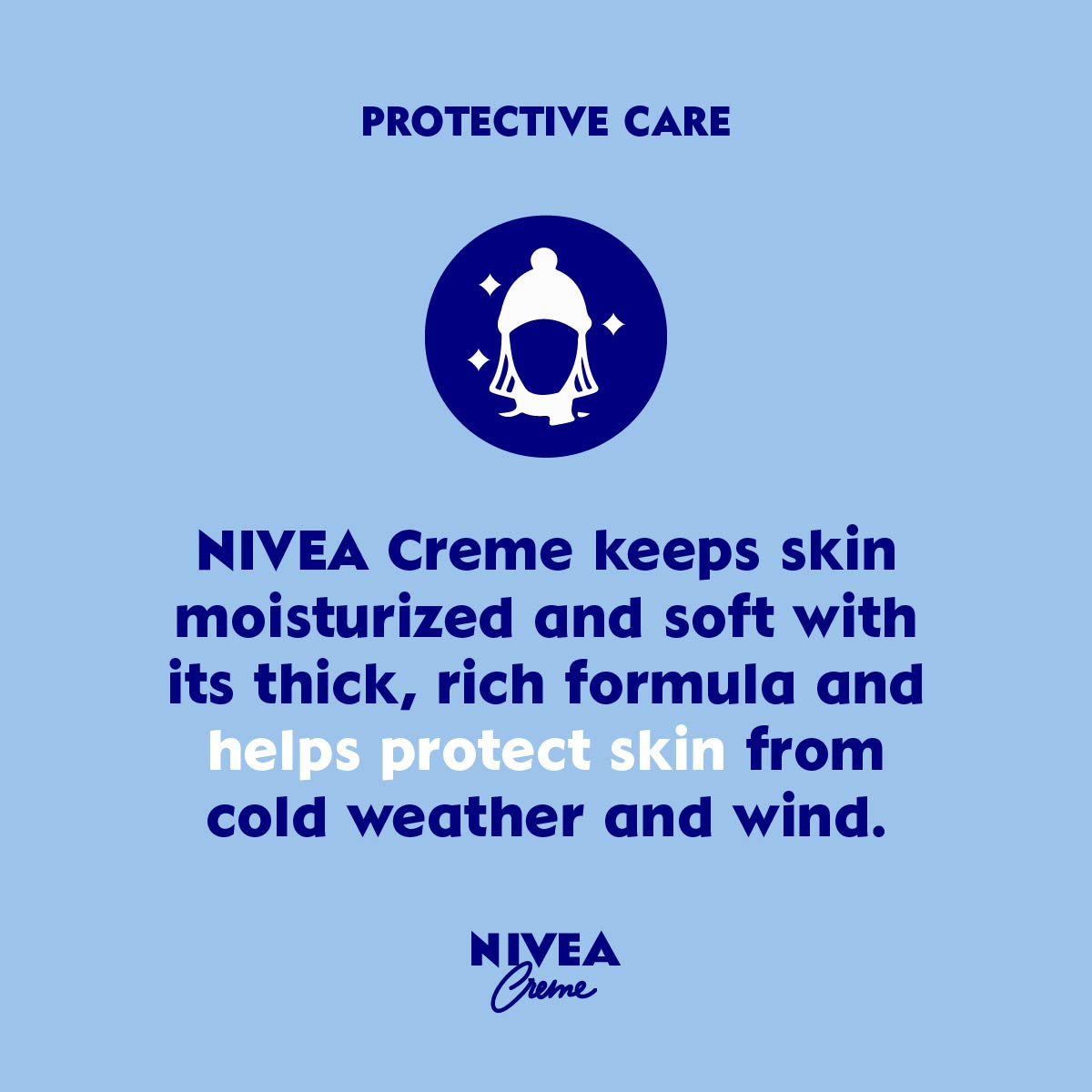 NIVEA Crème - Pack of 3, Unisex All Purpose Moisturizing Cream for Body, Face & Hand Care, Use After Hand Washing - 6.8 oz. : Body Gels And Creams : Beauty